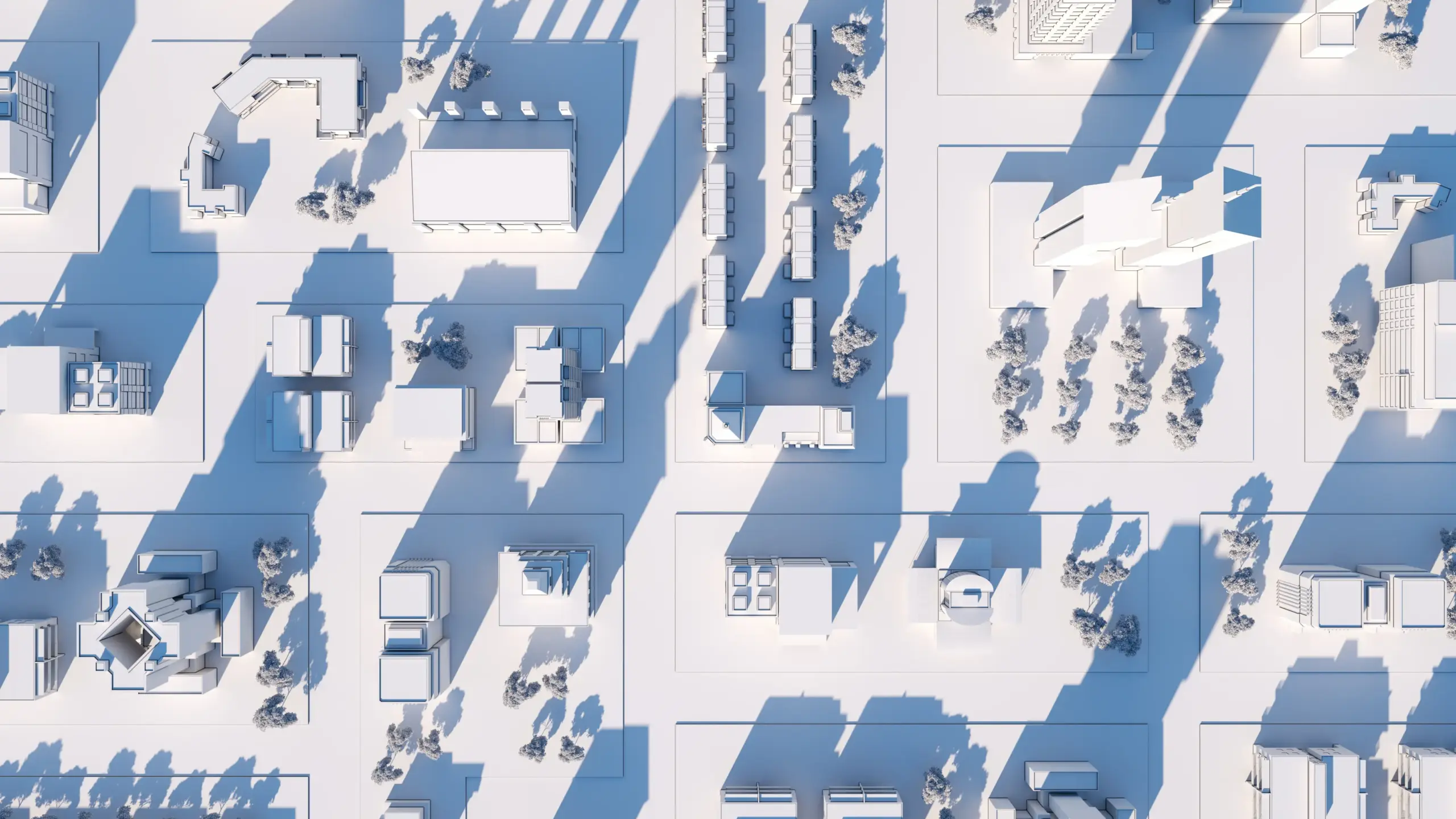 Schattenwurf Vogelperspektive